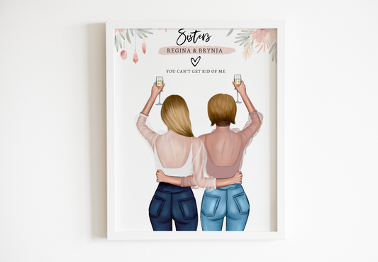 Sisters Art Print